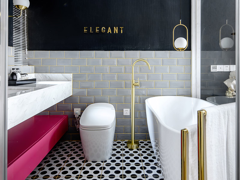 衛(wèi)生間墻面裝飾,衛(wèi)生間室內(nèi)裝飾公司,中式衛(wèi)生間裝飾設(shè)計效果圖