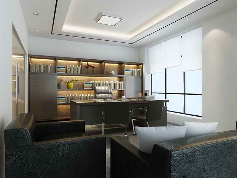 貴陽市云巖區辦公室翻新裝修-燈具安裝